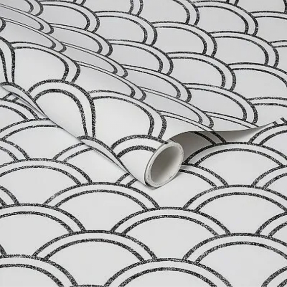 Opalhouse Wall Decor Opalhouse Scallops Peel Stick Wallpaper